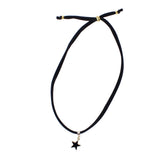 Enamel Black Star Choker - Denny's
