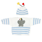 Two Piece Sweater Set Elephant and Friends - Denny's