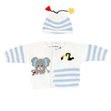 Two Piece Sweater Set Elephant and Friends - Denny's