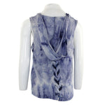 Navy Hoody with Lace Up Back - Denny's