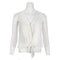 Short Sleeve Tie Front Vneck - Denny's