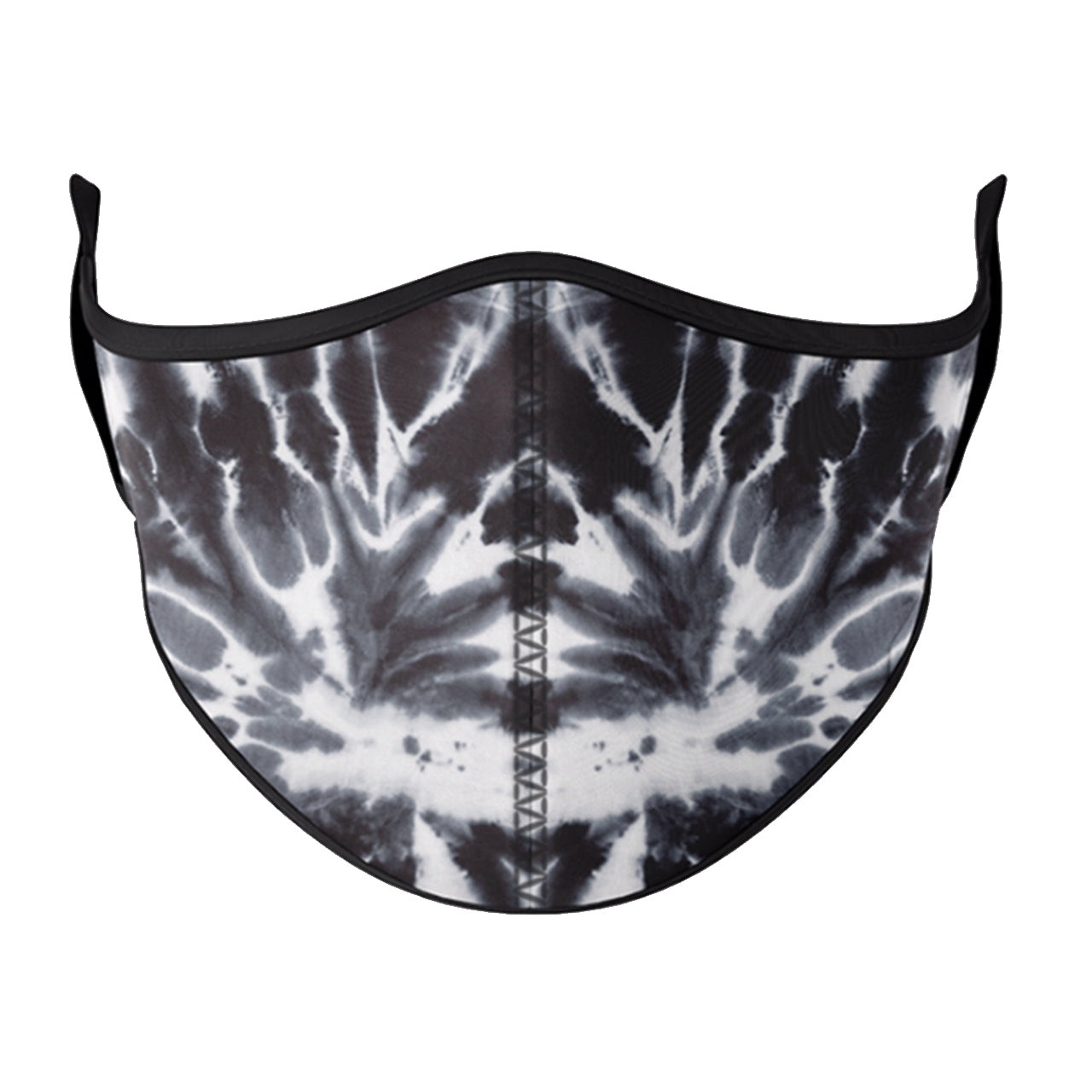 Black and White Tie Dye Adult Mask - Denny's