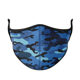 Blue Camo Mask- Tween - Denny's