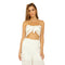 Crochet Trim Tie Front Bandeau - Denny's
