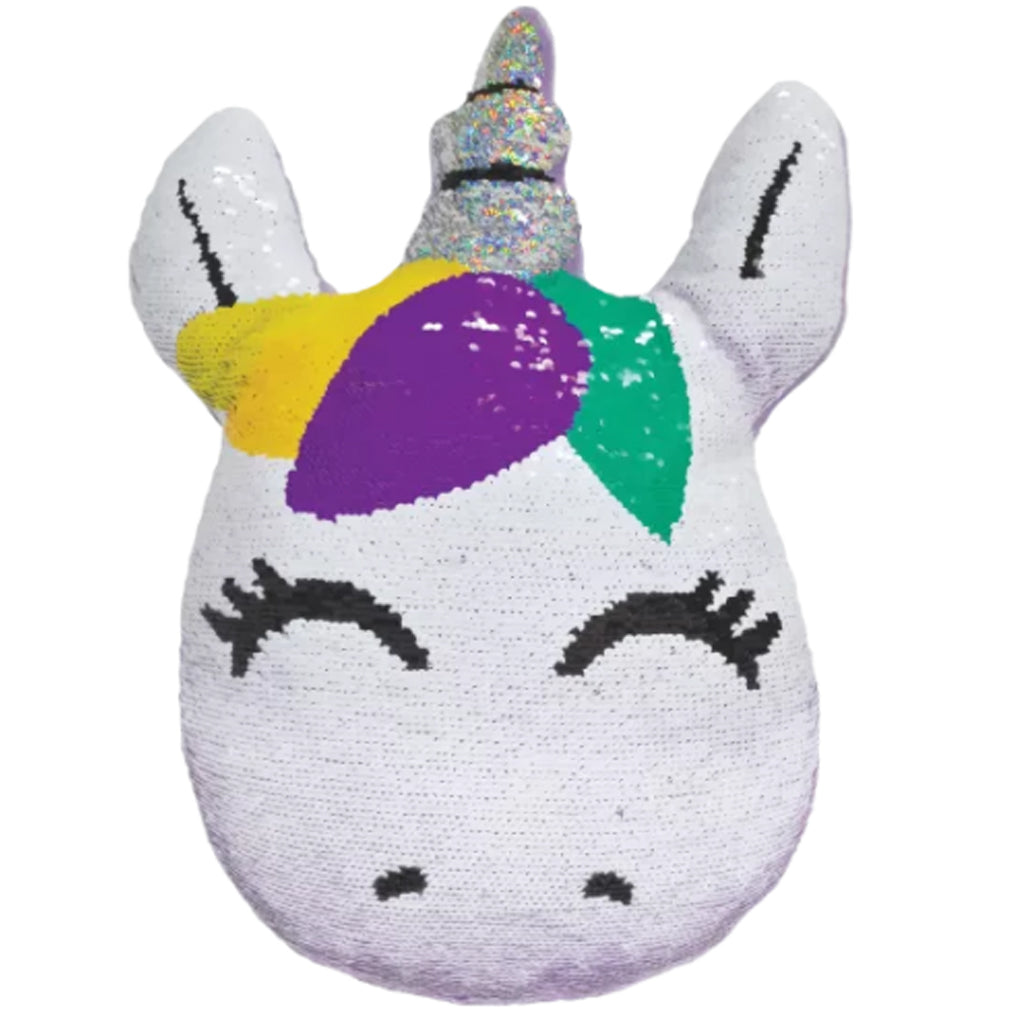 Unicorn Sequin Magic Pillow - Denny's