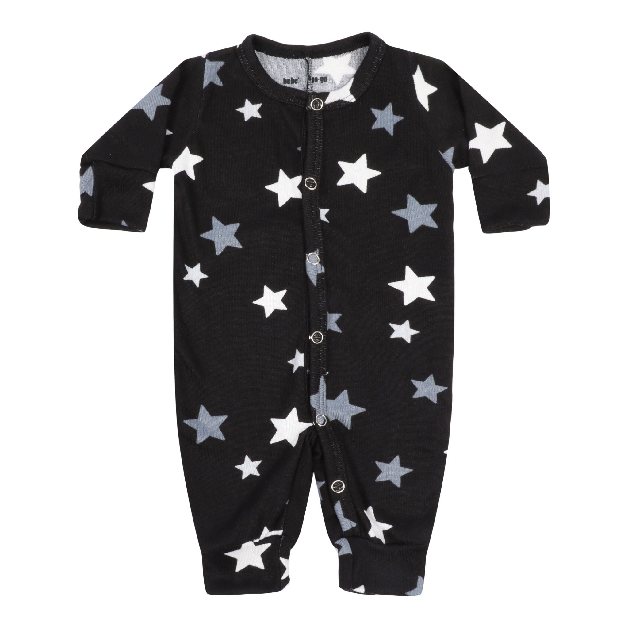 Black Multi Star Union Suit - Denny's