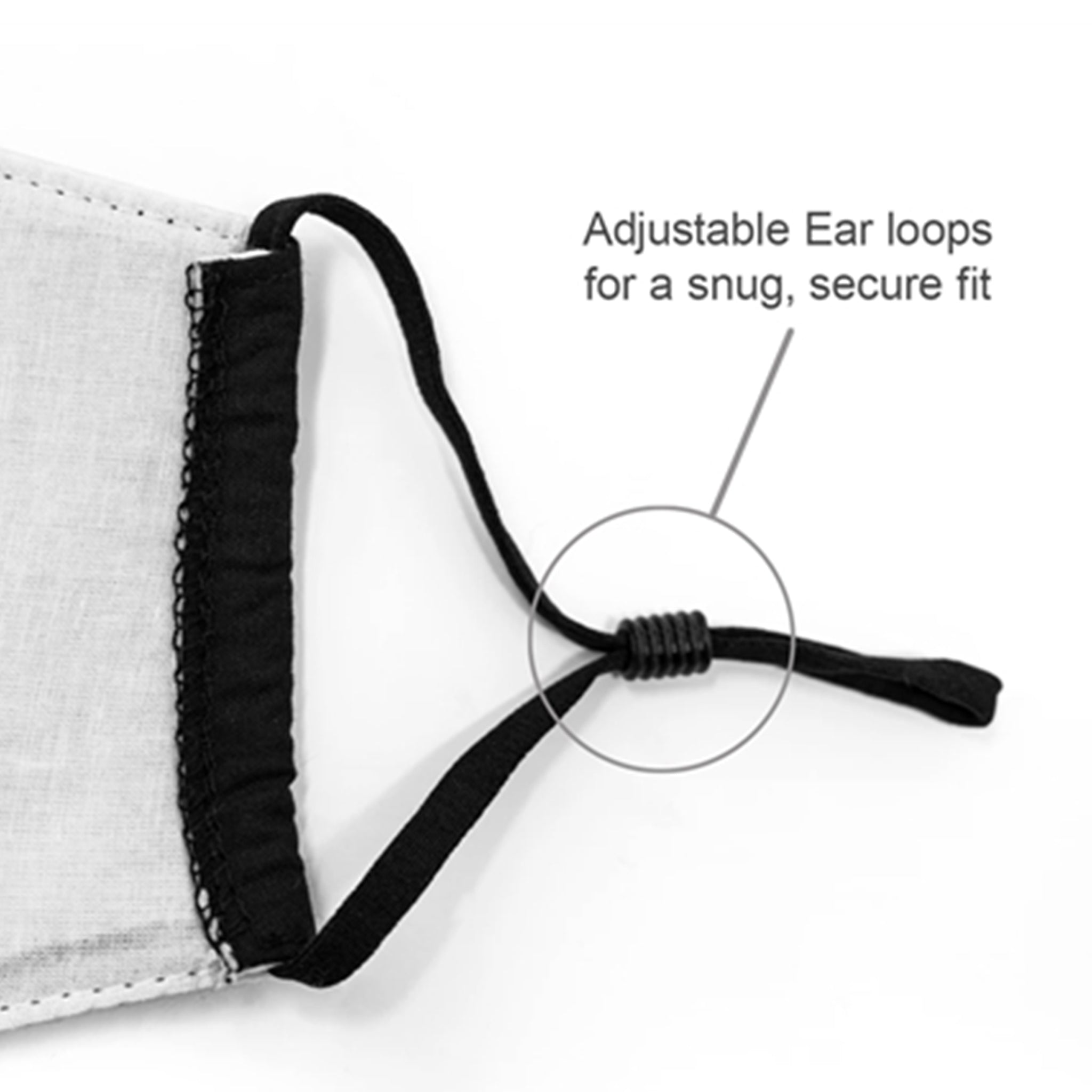 Solid Black Mask- Tween - Denny's