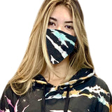 Night Hawk Tye Dye Adult Mask - Denny's