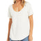 Short Sleeve Cotton Slub Vneck - Denny's