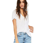 Wearever Short Sleeve V-Neck Tee - Denny's