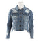 Unever Fringe Hem Denim Jacket - Denny's